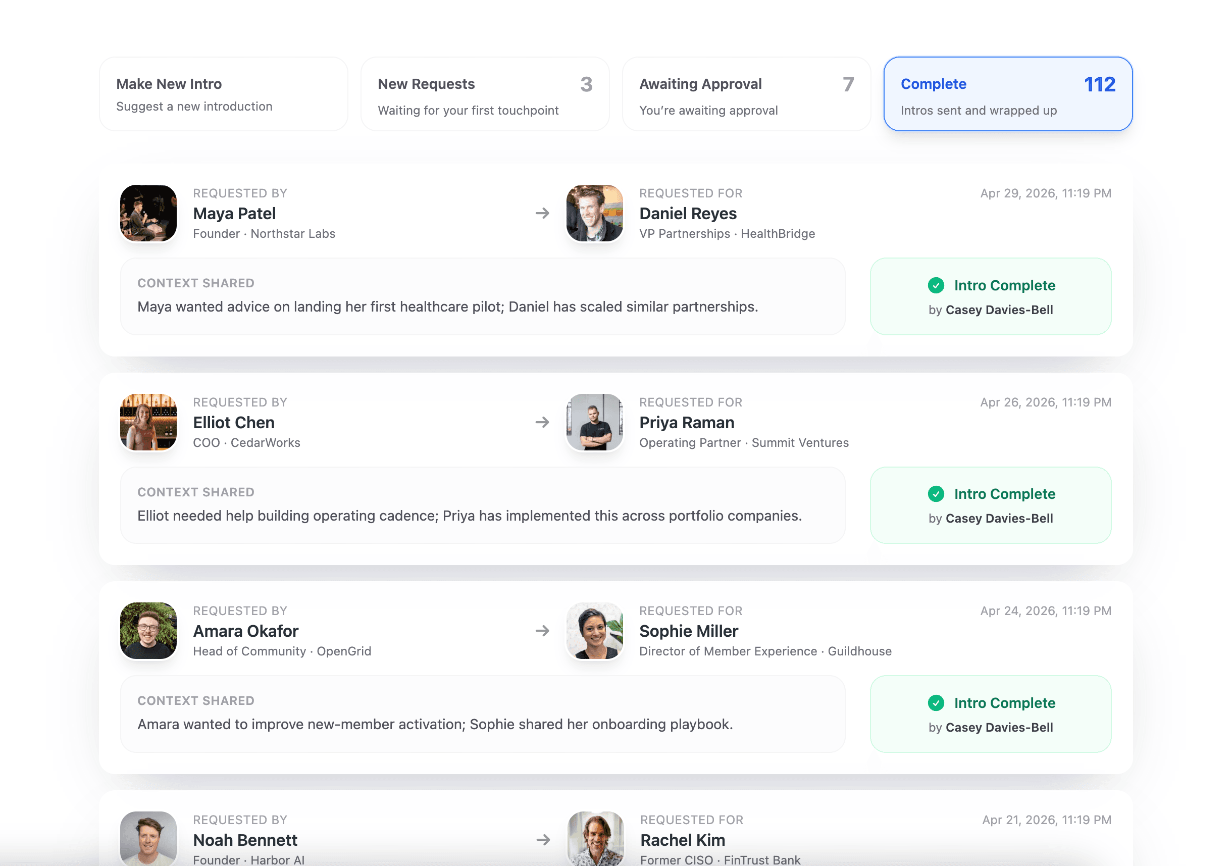 Smart Intros product preview